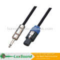 TRS Speaker cable, Mono 6.35 jack 4P SpeaKon assembled speaker cable